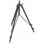 Manfrotto Super pro 161 MK 2 B professionelles Kamerastativ. Schwarzes, robustes Dreibeinstativ. Hält Kamera stabil für scharfe Aufnahmen.