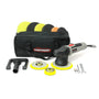 Dino KRAFTPAKET 9mm-650W Exzenter Poliermaschine Set 75-150mm. Handgehaltenes Elektrowerkzeug zum Polieren von Lackoberflächen.