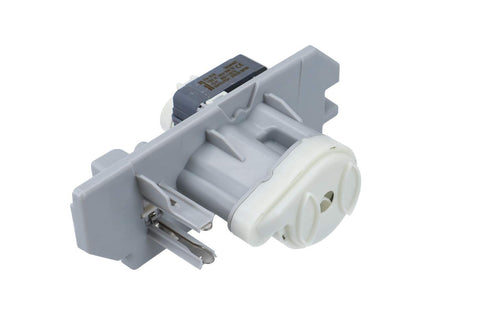 DL-pro Kondenswasserpumpe 146123 - für Bosch Siemens Trockner. Schwarze, quaderförmige Pumpe, fördert Kondenswasser aus dem Trockner.