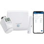 Homematic IP Smart Home Raumklima Set – Heizung 142546A0: Weiße Smart-Home-Geräte. Regelt Heizung automatisiert via Heizkörperthermostat, Fensterkontakt.