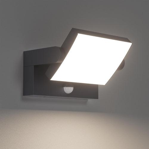 Klighten 24W Aussenwandleuchte mit Bewegungsmelder - Anthrazit 4000K