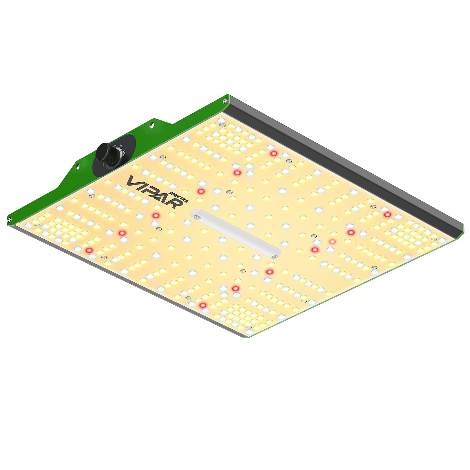 VIPARSPECTRA P1000 LED Grow Lampe 2024 Vollspektrum: Rechteckiges LED-Panel zur Vollspektrum-Pflanzenbeleuchtung in der Indoor-Kultivierung.