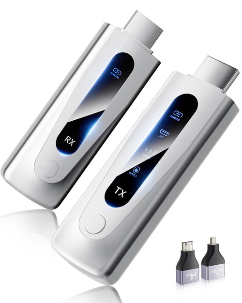 2025 HDMI Funk Sender Empfänger – 100M Dualband Set