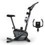 Zipro Beat Heimtrainer Ergometer – Magnetisches Fitnessbike. Schwarz, aufrecht, für präzises Herz-Kreislauf-Training zu Hause.