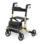 Uniprodo UNI_ROLL_04 F Rollator Leichtgewicht faltbar champagne. Champagnerfarbener, faltbarer Rollator zur Gehhilfe mit Sitzfunktion.