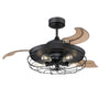 Westinghouse Dunlin 73001 LED-Deckenventilator – Mattschwarz 105cm. Optimiert die Luftzirkulation und sorgt für Raumbeleuchtung.