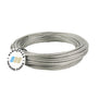 Edelstahl Drahtseil 7x7 V4A Inox Geländerseil - 4mm, 50m, 4mm starkes Seil (7x7 Litze) aus V4A Inox zum Spannen von Geländern.