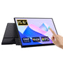 CAPERAVE Tragbarer Monitor 15.6" FHD IPS Touchscreen