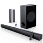 MEREDO 2.1 Abnehmbar Gaming Soundbar - TV PC Subwoofer 80cm