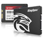 KingSpec 1TB 2.5" SATA III Interne SSD Festplatte PC Laptop. Rechteckige, schwarze SSD als interner SATA III Datenspeicher.