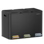 SONGMICS HOME LTB740B02V1 Mülltrennsystem 3x15L - Tintenschwarz