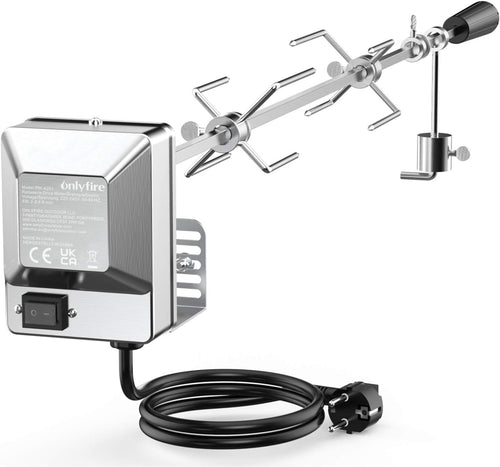 Onlyfire BRK-6031 Rotisserie Drehspieß Set - 90 cm Verchromt
