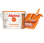 Alpina Innenfarbe 10 Liter - Komplettset mit Roller & Wanne: Weißer 10L Eimer. Zum Streichen von Innenwänden.
