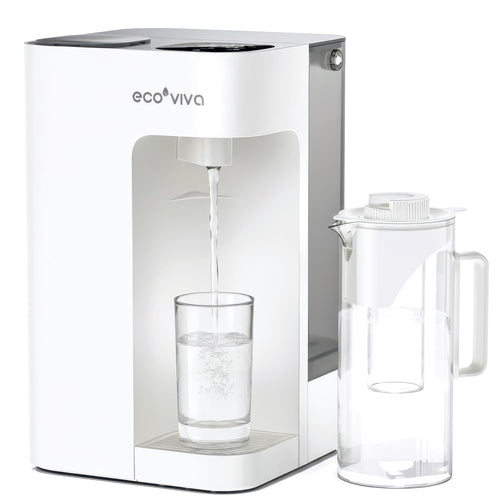 Ecoviva MATE 3 Auftisch Umkehrosmoseanlage Trinkwasserfilter - Weiss