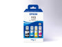 Epson EcoTank 113 Original Pigmenttinte Flaschen 4-Farben: 4 Flaschen Tinte zum Nachfüllen von Tintentanks für hochwertige Dokumente.