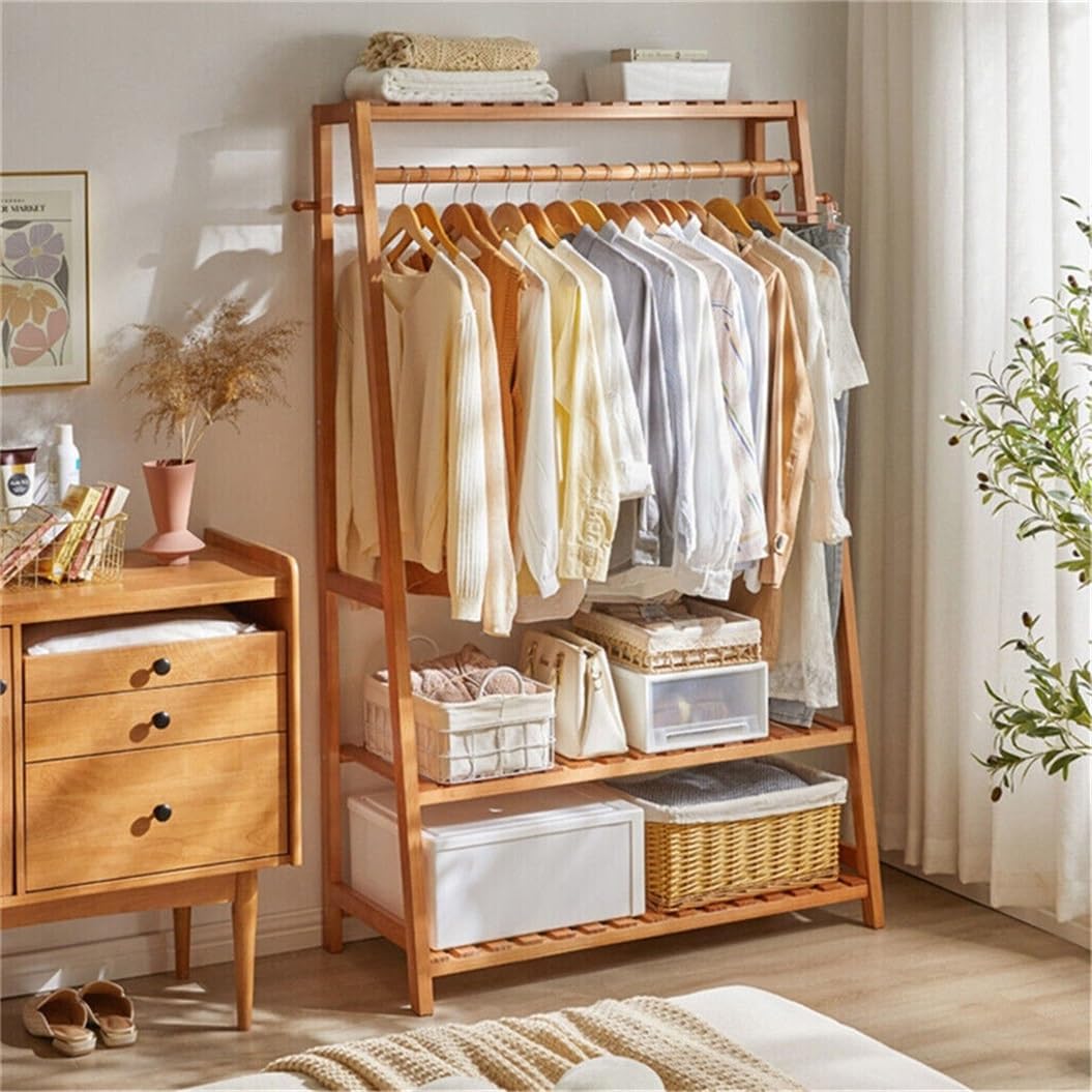 Unho Garderobenständer Bambus 80x165 cm –