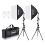 NEEWER Softbox Beleuchtung Set Fotostudio Licht – 2er-Set 700W 5500K