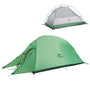 Naturehike Cloud up 1 Ultraleicht Zelt 4-Sais. - 210T Grün. Grünes 1-Personen-Kuppelzelt für Camping in allen Jahreszeiten.