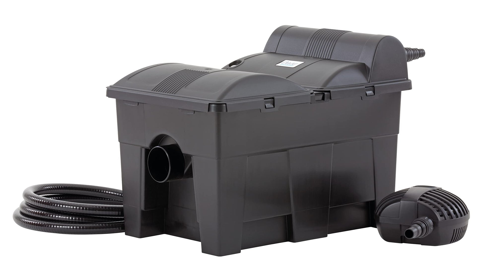 Oase BioSmart Set 14000 Durchlauffilter Teichfilter. Rechteckiger, grüner Durchlauffilter. Reinigt Gartenteiche biologisch und mechanisch bis 14000 Liter.