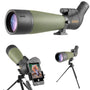 Gosky 20-60x80 Porro Prism Spektiv - Vogelbeobachtung. Schwarzes Spektiv für 20-60x Fernbeobachtung.