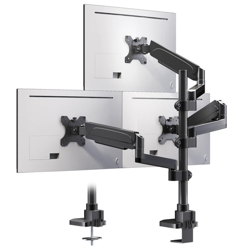 PUTORSEN Monitorhalterung 3 Monitore - 17-32 Zoll höhenverstellbar