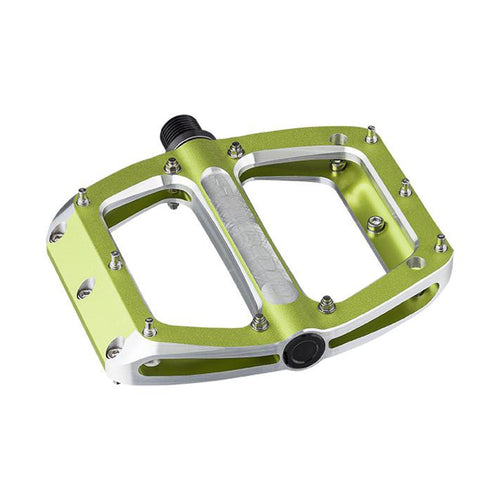Spank Spoon Reboot Mountainbike Plattform Pedale - L Grün. Grüne Plattformpedale bieten sicheren Halt und effiziente Kraftübertragung beim MTB.