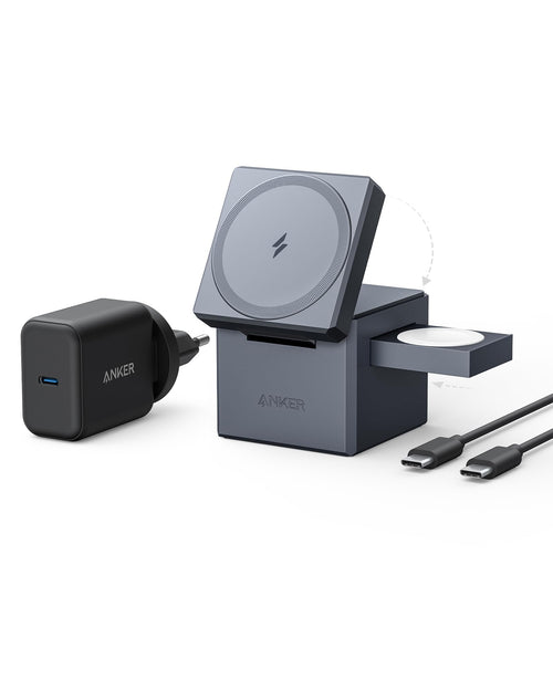 Anker 3-in-1 Cube MagSafe Induktive Ladestation – 30W PD inkl.