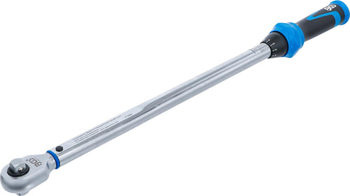 BGS 7189 Drehmomentschlüssel Aussenvierkant 1/2" 70-350 Nm. Langes, verchromtes Werkzeug mit Skala zum präzisen Anziehen von Schrauben.