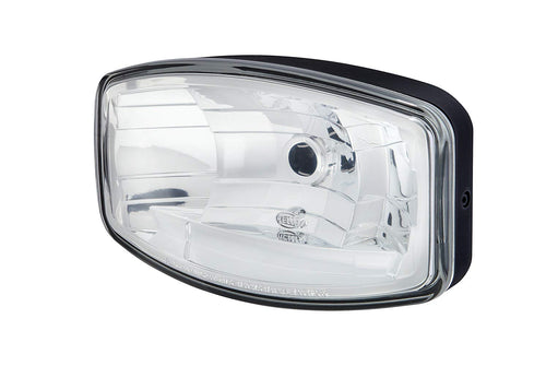 HELLA Jumbo 320 Halogen Fernscheinwerfer – 1FE 008 773-011. Runder Chrom-Zusatzscheinwerfer für erweitertes Fernlicht an Fahrzeugen.