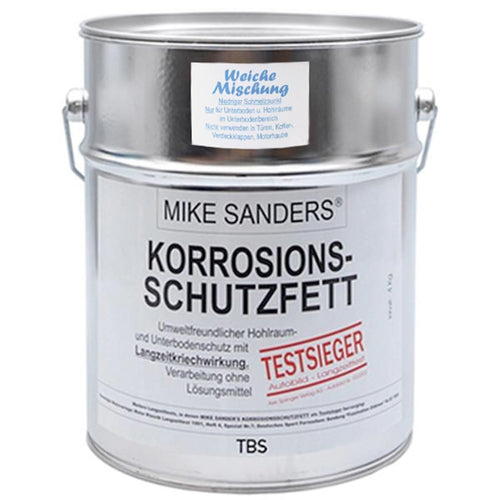 Mike Sanders Korrosionsschutzfett weiche Mischung 4 kg