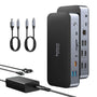 Universal DisplayLink USB C Dock – 15-in-1 Dual Monitor M1/M2