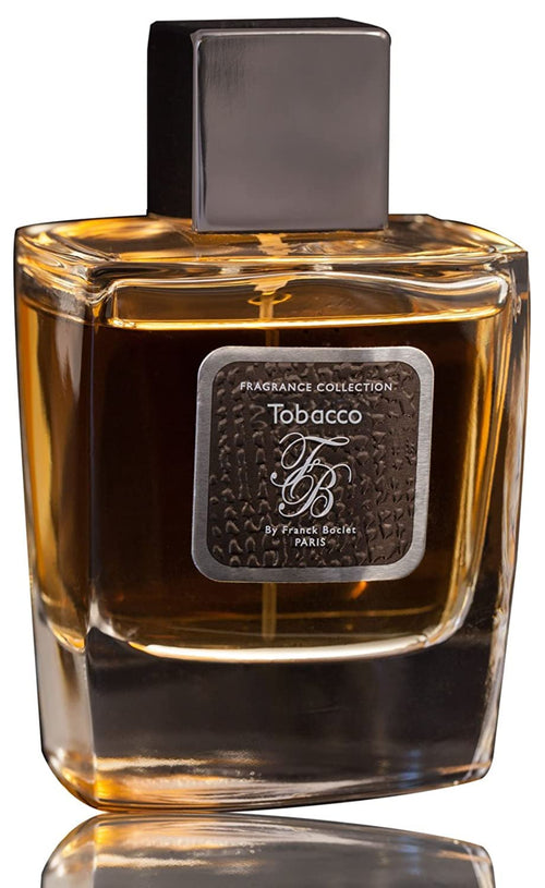 FRANCK BOCLET Tobacco Eau de Parfum Duft 100 ml, ein dunkler Glasflakon zur Beduftung der Haut.