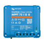 Victron Energy SmartSolar MPPT Solar Laderegler 75/15. Blauer, rechteckiger Regler. Optimiert Solarmodulleistung zum Laden von Batterien.