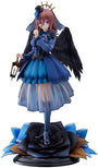 Quintessential Quintuplets Miku Nakano Figur - Fallen Angel Ver. 1/7: Miku in dunklem Engel-Outfit, türkisem Haar. Zum Ausstellen.