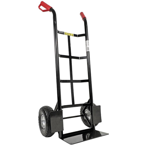 HBH Schwerlast Sackkarre TK320PU - 320kg Vollgummireifen: L-förmige Stahlkonstruktion mit Vollgummireifen zum Transport von Gütern bis 320kg.