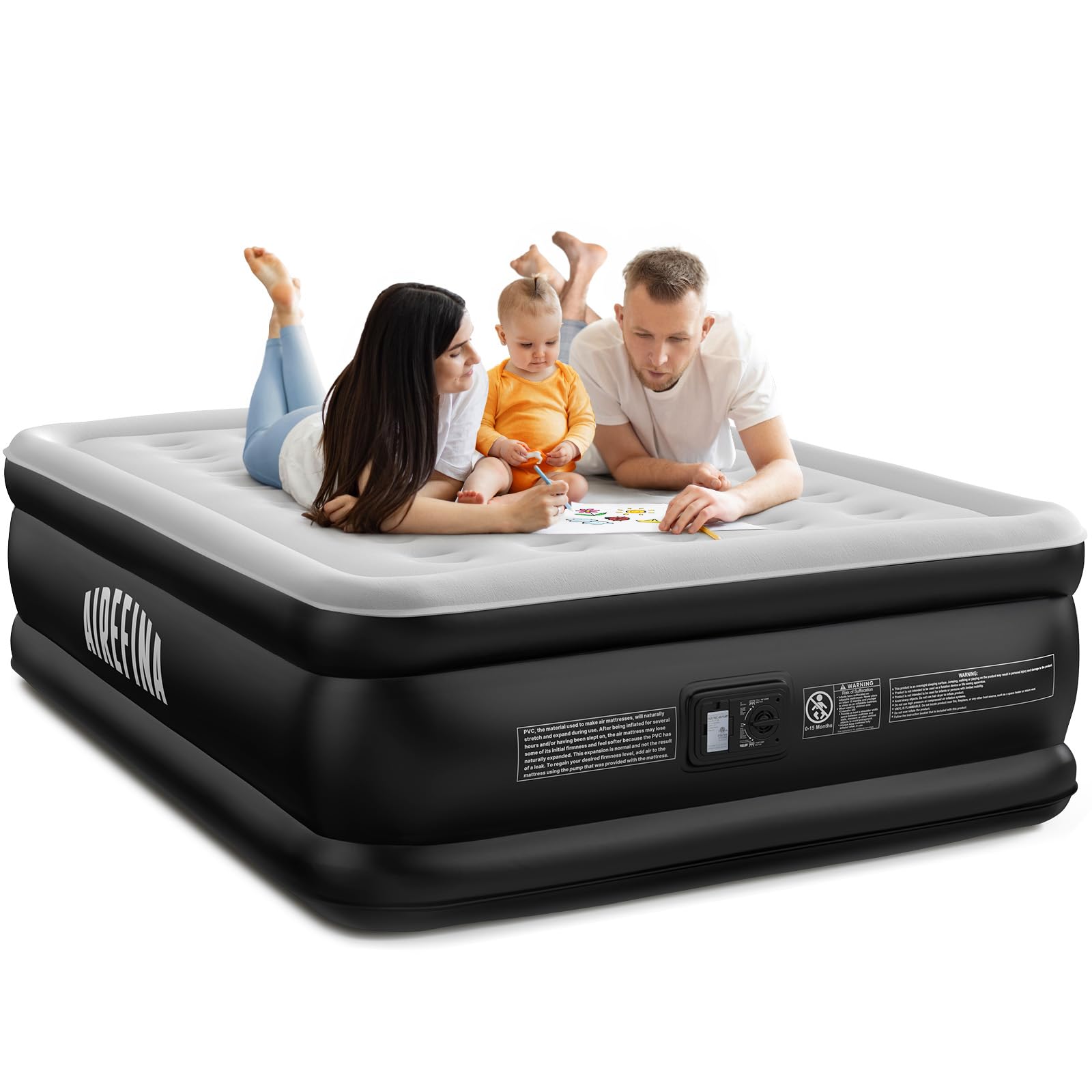 luftbett zum zelten Aufblasbares Luftbett Doppel – Stabil wie Bett, in 3 Min. bereit –  pandaloo.ch