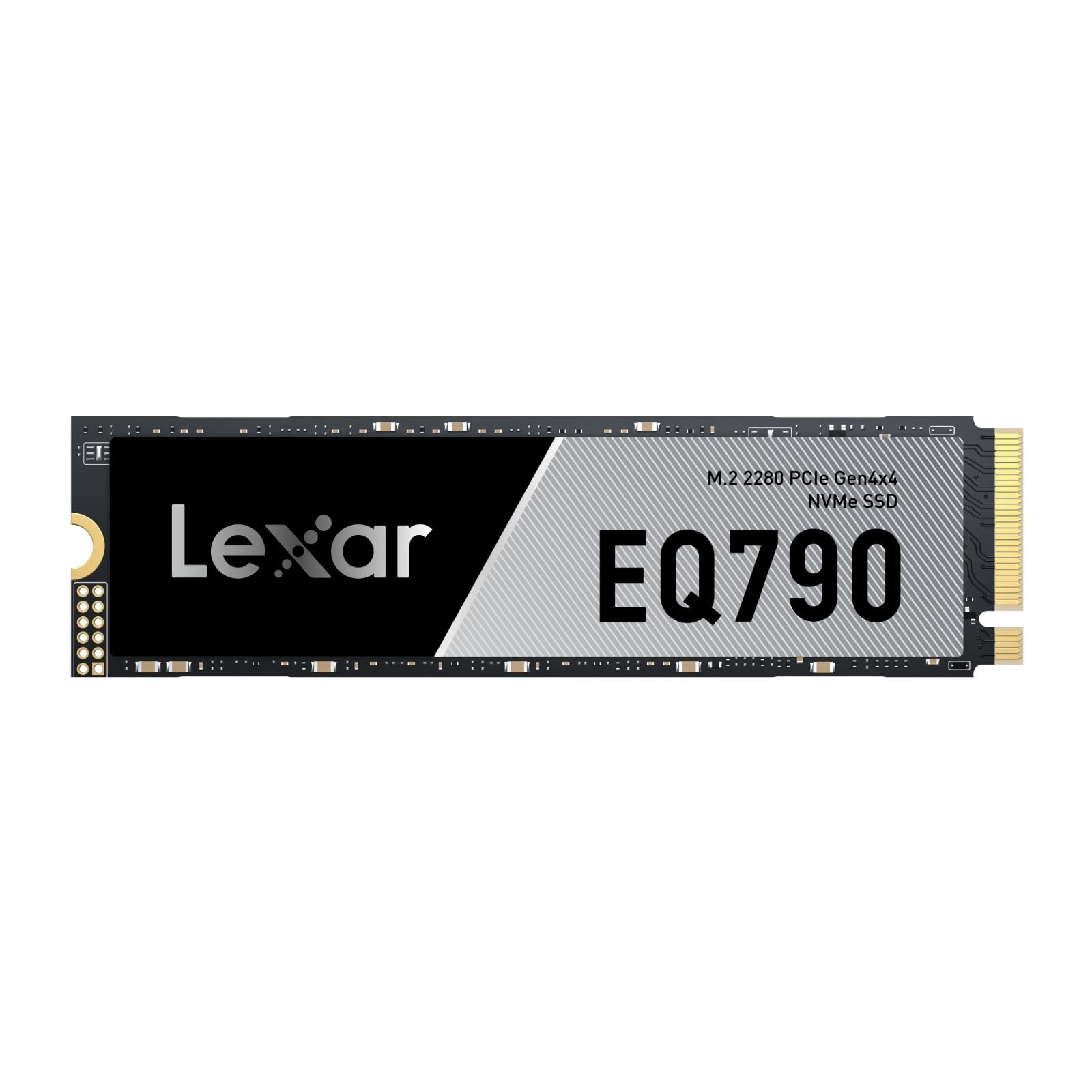 Lexar EQ790 Interne SSD M.2 PCIe Gen4x4 NVMe - 2TB. Schwarzer M.2 Stick zum Datenspeichern für PC und Laptop.
