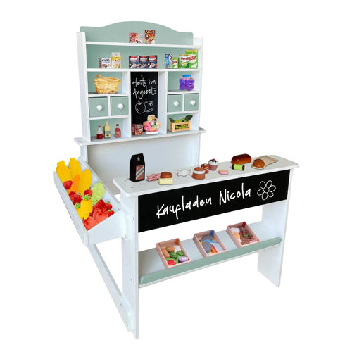 Coemo Kaufladen Nicola Kinder Kaufmannsladen Holz - Grün