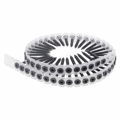 SCREW REBEL Magazinschrauben Feingewinde - 3,9x30mm 10.000 Stk: Metallische Schrauben mit zylindrischem Schaft und Feingewinde für Metallprofile.