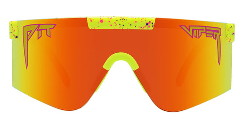 Pit Viper The 2000s Sonnenbrille für Damen & Herren - 1993: Markante Sportform, breite Gläser. Bietet UV- & Blendschutz für Sport & Freizeit.