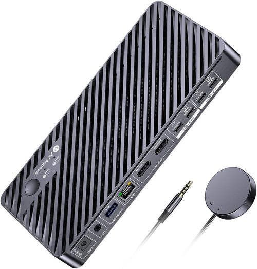 AV Access KVM Switch Docking Station 4K Dual Monitor 100W PD