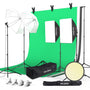 RALENO Fotostudio Set – Greenscreen & Softbox LED Beleuchtung