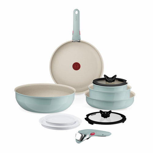 Tefal Ingenio Serenity Kochgeschirr-Set 11-teilig Eucalyptus