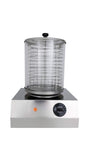 Saro 172-1060 CS-100 Hot Dog Gerät – 1000 W. Edelstahlgerät mit Wasserbad und Heizdornen. Erwärmt Hot Dogs und Brötchen.