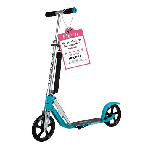 HUDORA BigWheel Scooter 205 Tretroller - klappbar Aluminium