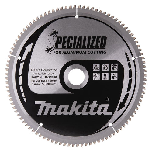 Makita Specialized Saegeblatt - 260x30mm 100Z B-33336