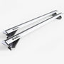 Owen Dachträger 5.0 Pro Relingträger – Silber 120cm. Zwei Querträger für Dachreling zum Transport von Dachboxen/Lasten.