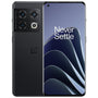 OnePlus 10 Pro 5G Smartphone - Volcanic Black. Schwarzes, rechteckiges Smartphone. Ermöglicht mobile Kommunikation und App-Nutzung über ein Mobilfunknetz.