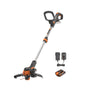 WORX WG163E.1 20V Akku-Rasentrimmer - Inkl. Akku: Orange-schwarz, für präzises Trimmen von Rasen und Kanten.