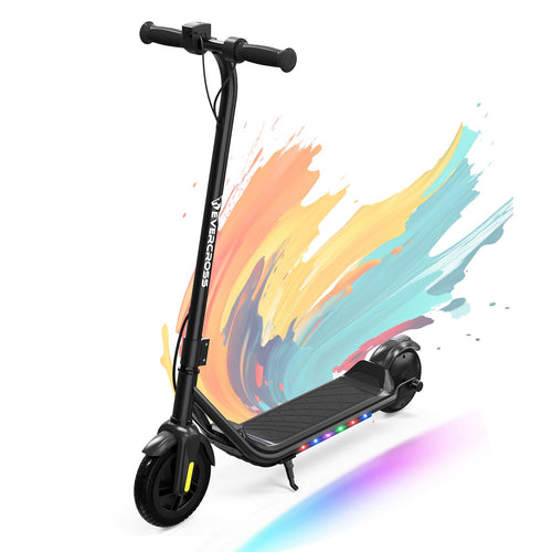 EVERCROSS E6 Elektroroller Kinder 6-12 J. – Leichter E-Scooter 7-farbig
